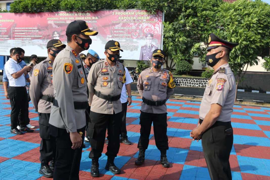 Kapolres Majalengka, Pimpin Apel Kenaikan Pangkat Pengabdian