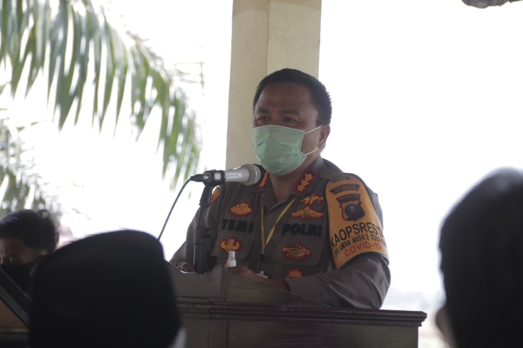 Kapolresta Deli Serdang, Berharap Paket Sembako Dapat Bantu Perekonomian Masyarakat