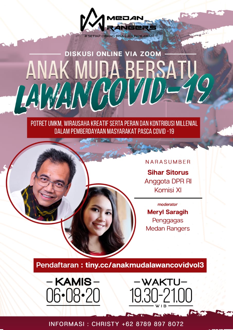 Medan Rangers dan Anggota DPR RI, Akan Bahas Pelaku UMKM Pasca Covid-19 (2)