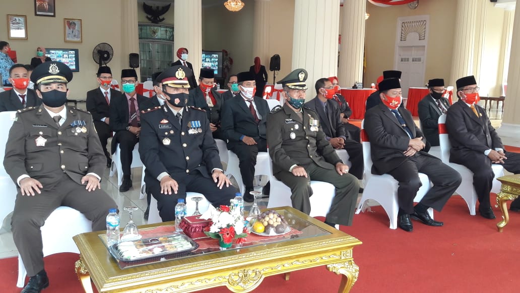 Waka Polres Majalengka, Hadiri Upacara Penurunann Bendera Merah Putih