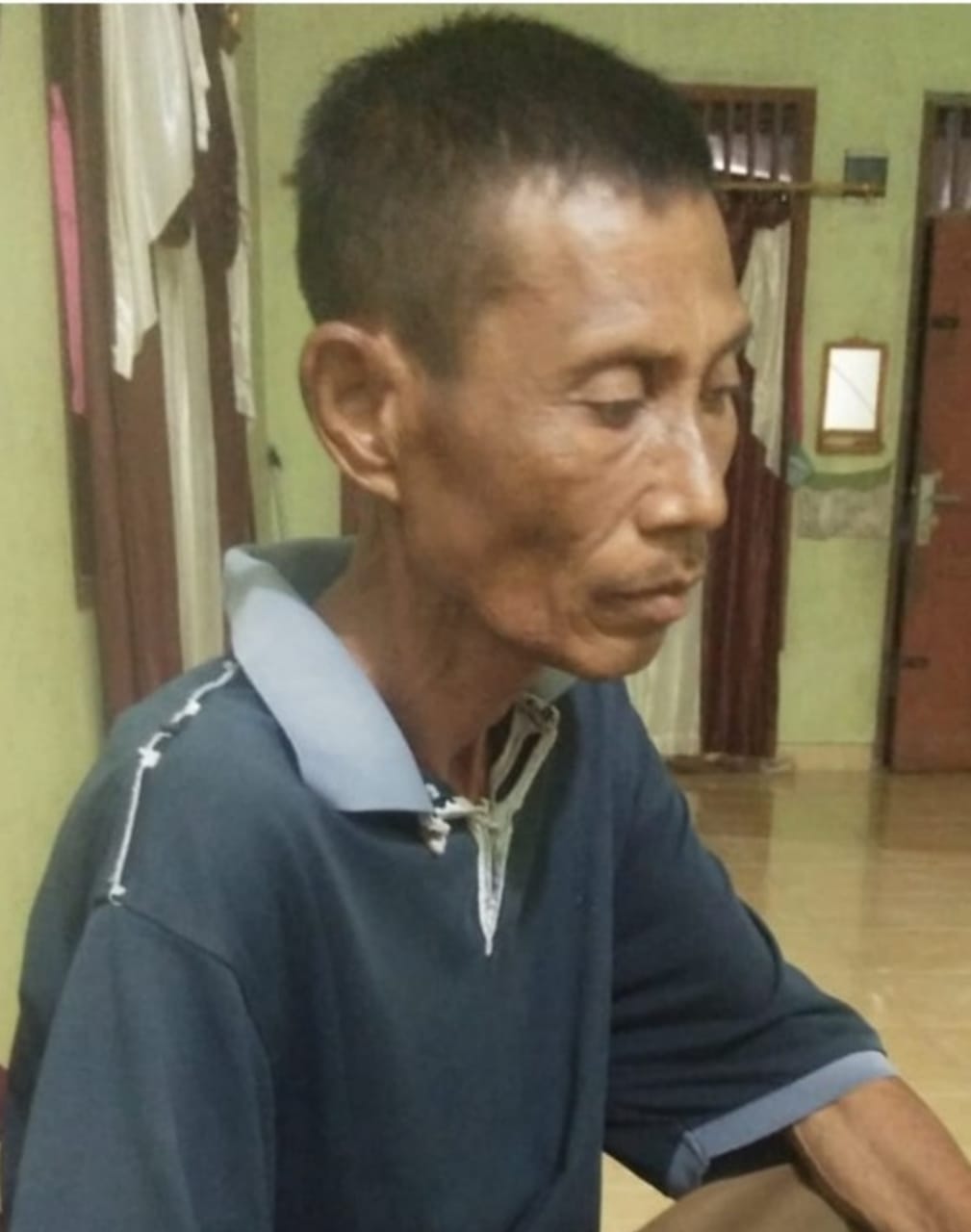Warga Silo Laut Asahan Bistok Simbolon, Belum Menerima BLT