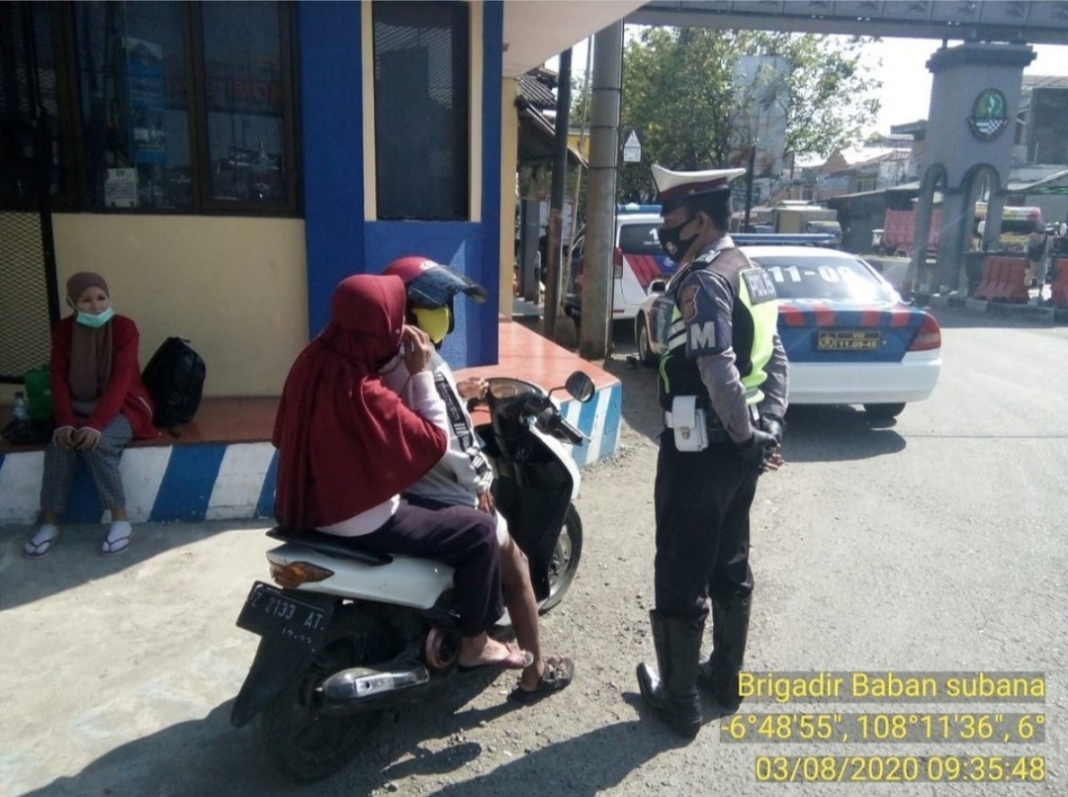 Patuh Lodaya 2020, Satlantas Polres Majalengka Disiplinkan Pelanggar dengan Menghafal Pancasila