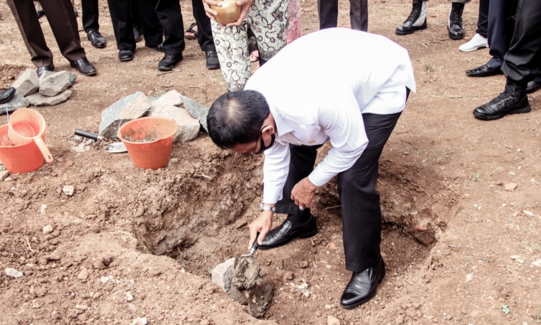 Bupati Ciamis, Lakukan Peletakan Batu Pertama Museum Galuh Pakuan dan Lansekap Situs Jambansari