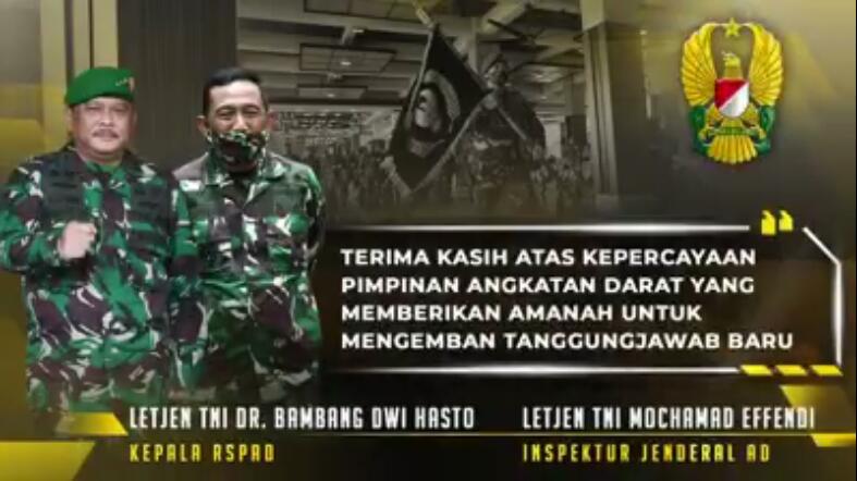 Kepala RSPAD dan Irjenad, Promosi Kenaikan Pangkat Jadi Letnan Jenderal⁣⁣⁣⁣⁣