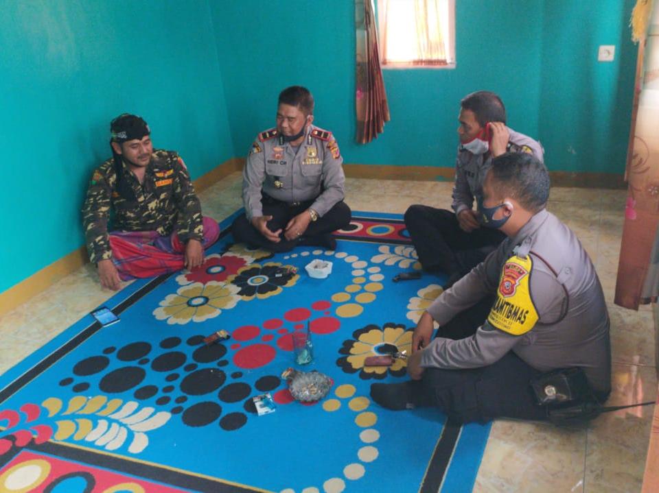 Pejuang Islam Nusantara Garut, Terima Kunjungan Kapolsek Leuwigoong