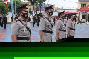 Kapolres Majalengka, Pimpin Upacara Sertijab Kasat Reskrim dan Kapolsek Bantarujeg
