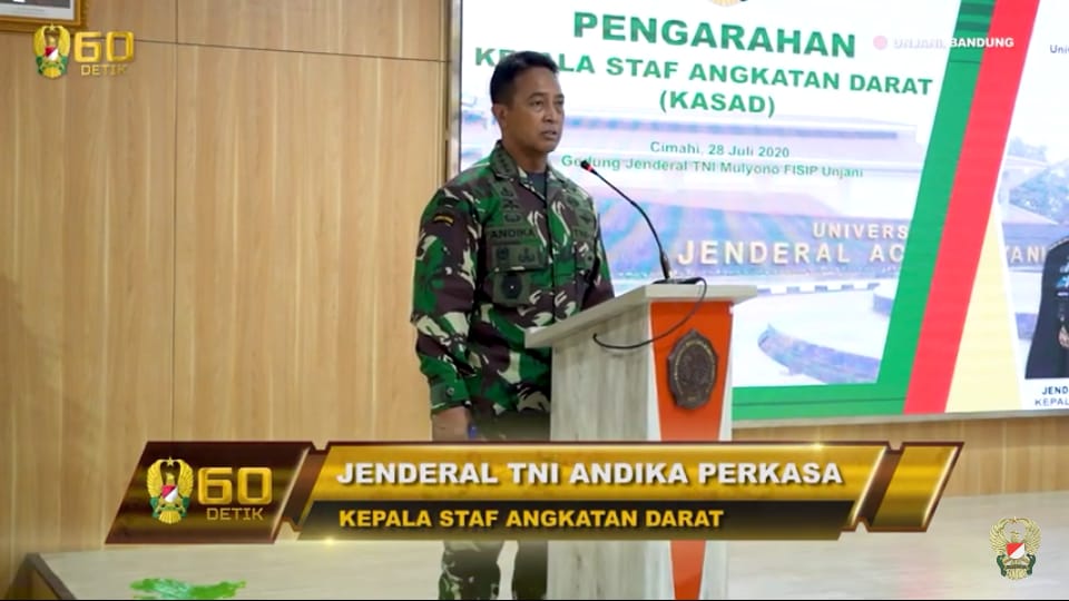 Kasad Andika Perkasa, Kunjungi Univesitas Jenderal Ahmad Yani