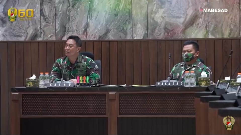 Kasad Andika Perkasa, Rapat dengan Kodam III/Siliwangi dan Pemda Banten Kasad Andika Perkasa, Rapat dengan Kodam III/Siliwangi dan Pemda Banten