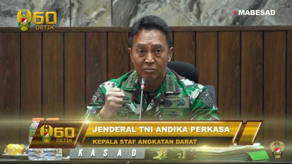 Kasad Andika Perkasa, Lakukan Pertemuan Terkait Kesiapan Komponen Cadangan dan Ketahanan Pangan