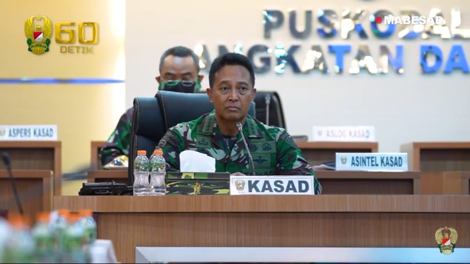 Kasad Andika Perkasa, Teleconference Berkala Terkait Penanganan COVID-19 dan Pemberian Terapi Plasma Konvalesen Kasad Andika Perkasa, Teleconference Berkala Terkait Penanganan COVID-19 dan Pemberian Terapi Plasma Konvalesen