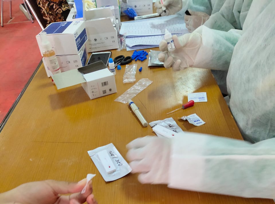 Polres Majalengka, Gelar Rapid Test Casis Brigadir Polri