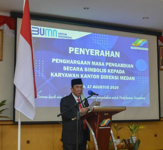 Peringati HUT RI-75, PT Perkebunan Nusantara III (Persero) Berikan Penghargaan kepada Karyawan