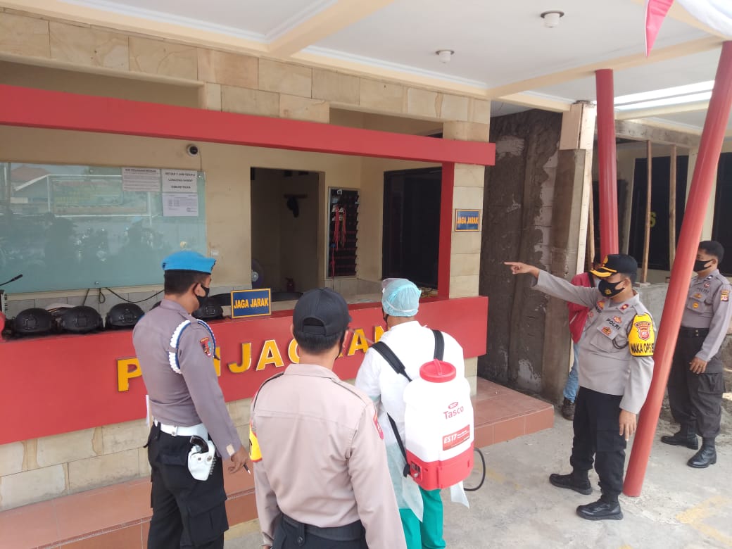 Tekan Angka Penyebaran COVID-19, Sie Propam Polres Majalengka Lakukan Gaktibplin