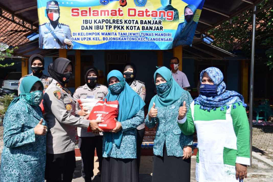Polres Banjar, Lakukan Agenda Rutin Kunjungan ke KWT dan UMKM