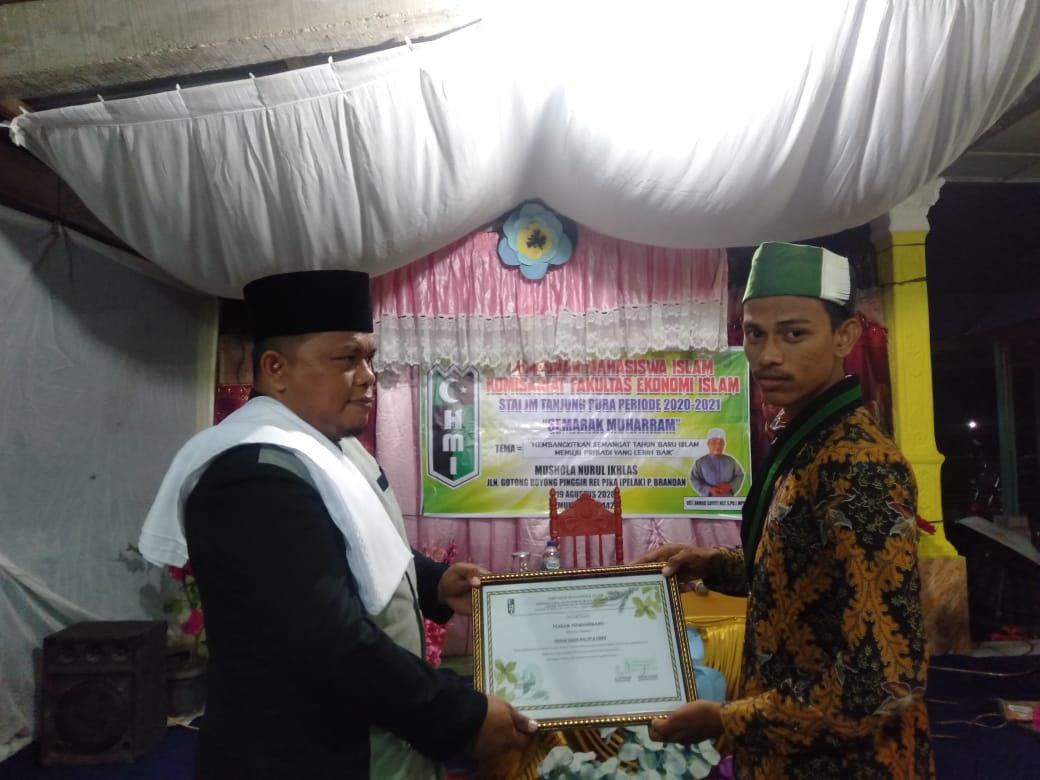 HMI Komisariat FEI STAI JM Tanjung Pura, Laksanakan Semarak 1 Muharram 1442 H