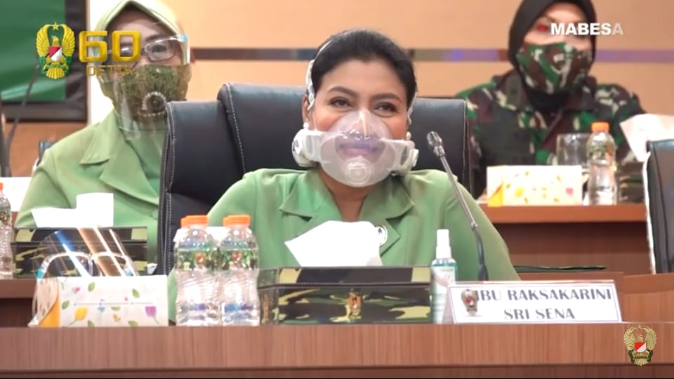 Hetty Andika Perkasa, Pimpin Rakobin Kowad Terpusat TA 2020 Secara Virtual