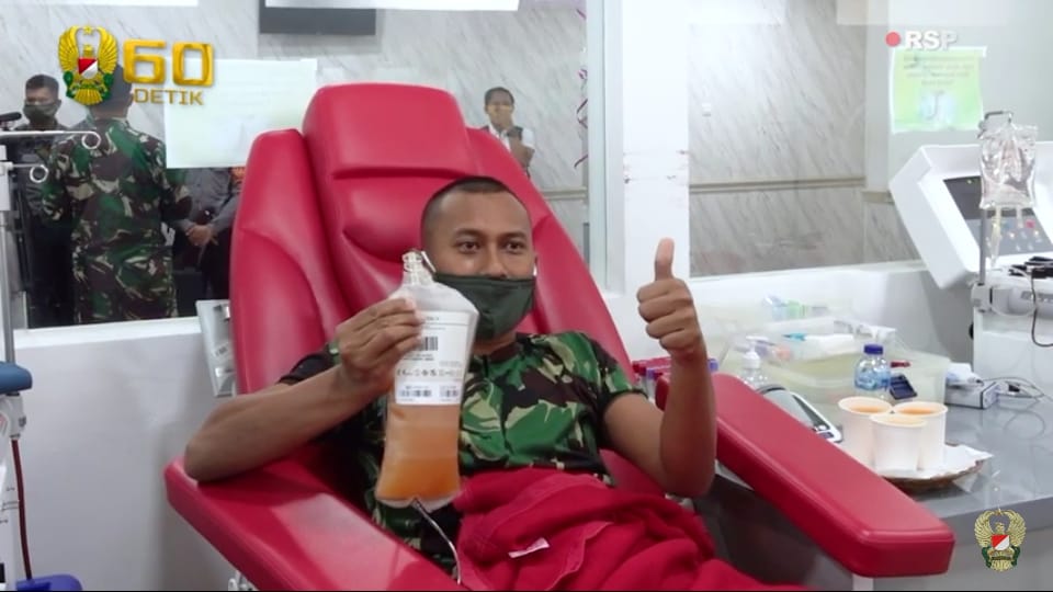 ⁣22 Prajurit Abituren Siswa Secapa Panorama 29 Donor Plasma Konvalesen⁣⁣⁣⁣