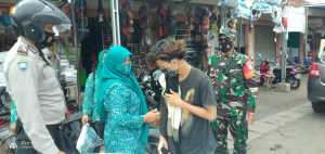 Bhabinkamtibmas Polsek Langensari, Laksanakan Gebrak Masker