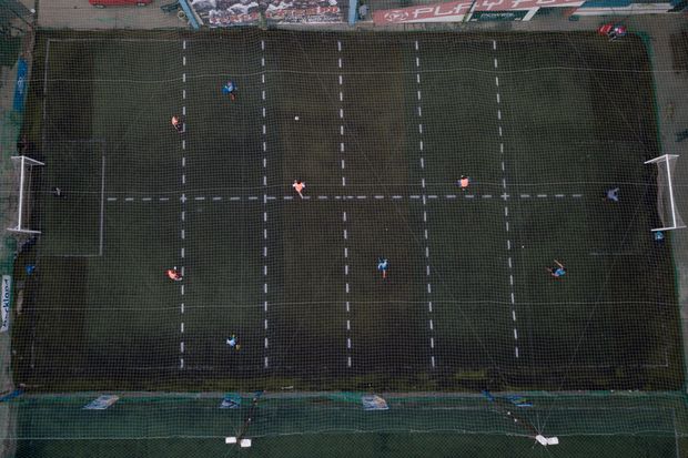 Sepakbola Dengan Sosdis di Era Pandemi Ditemukan, Begini Cara Mainnya