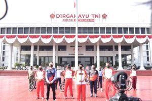 Panglima TNI Hadi Tjahjanto, Buka Lomba Bersepeda TNI-Pacific Virtual Fun Bike Tahun 2020
