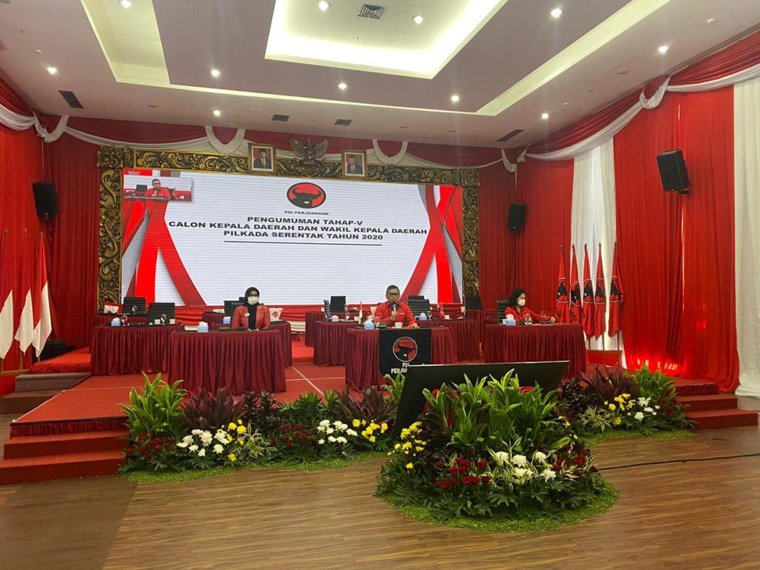 Cakada PDIP Gelombang V Untuk 21 Daerah, Ini Daftar Lengkap yang Dibacakan Puan Maharani