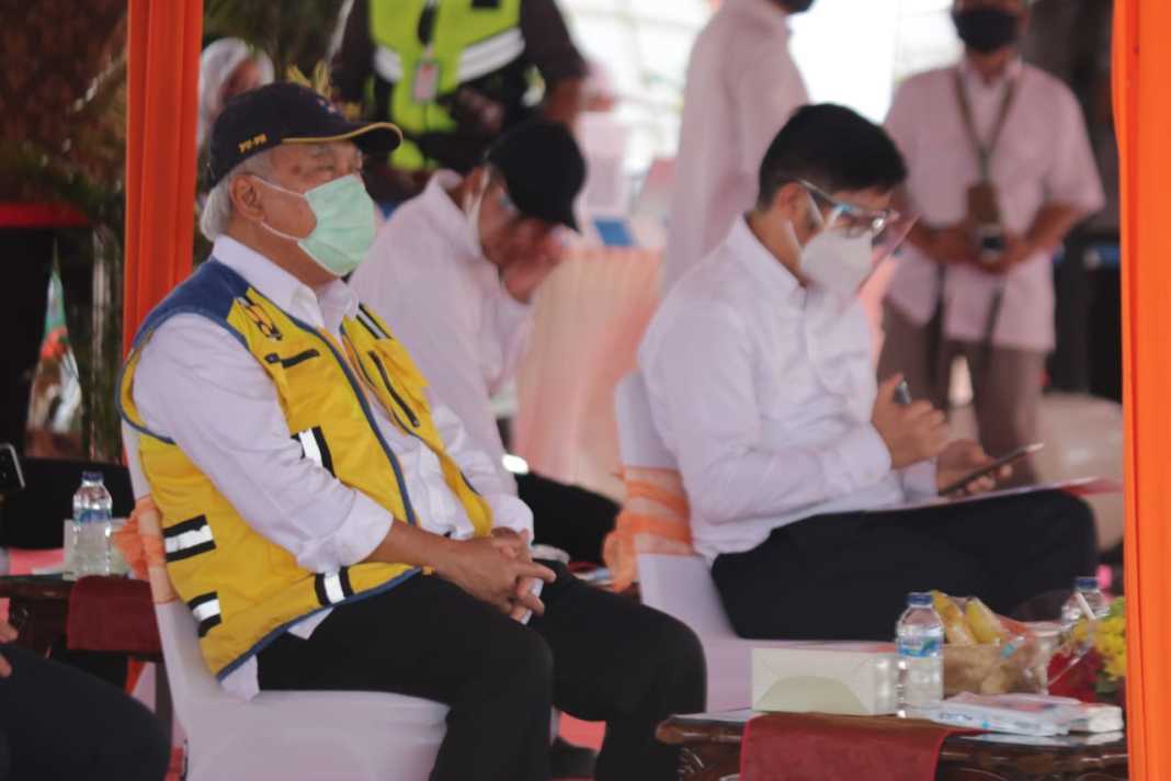 Menteri PUPR, Letakan Batu Pertama (Groundbreaking) Jalan Akses Non Tol Bandara International Jawa Barat