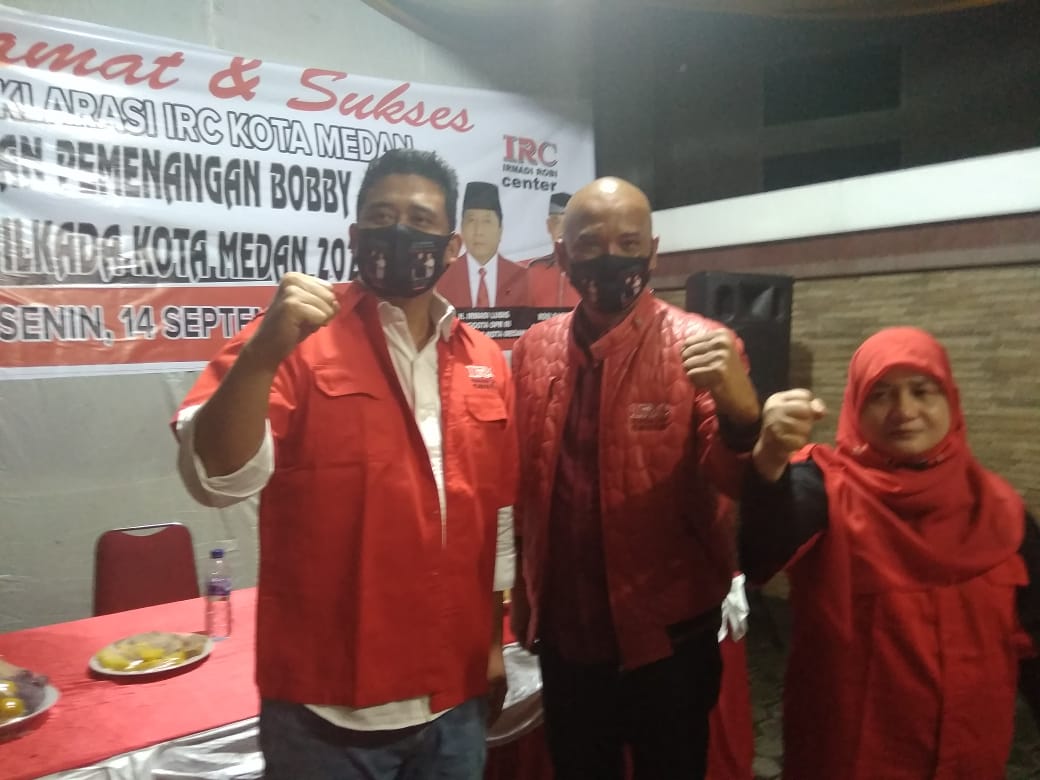 Deklarasi IRC, Robi Barus Harapkan Bobby Nasution Ciptakan Medan Lebih Baik