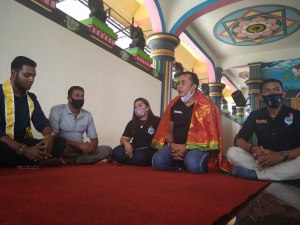 Aulia Rahcman Silaturahmi ke Tokoh Hindu Medan, Ini Harapan Masyarakat Hindu ke Bobby-Aulia