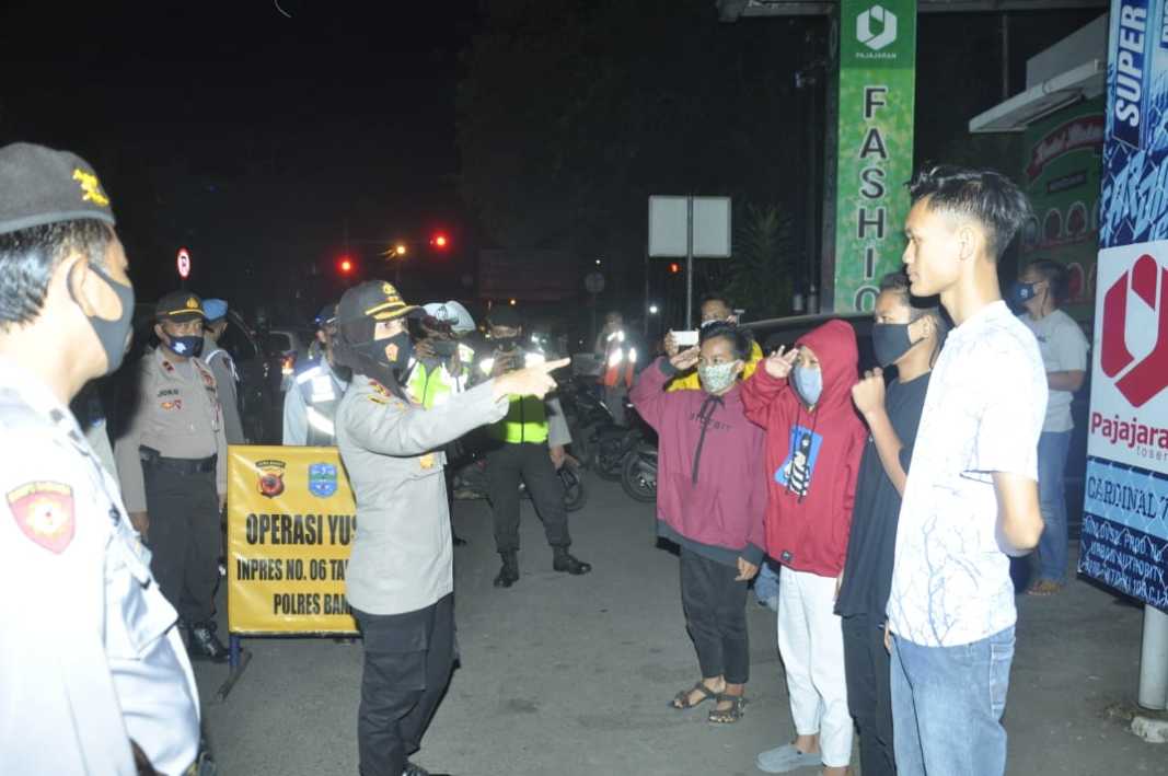 Operasi Yustisi Tahun 2020, Seorang Pelanggar Ternyata Penjual Masker