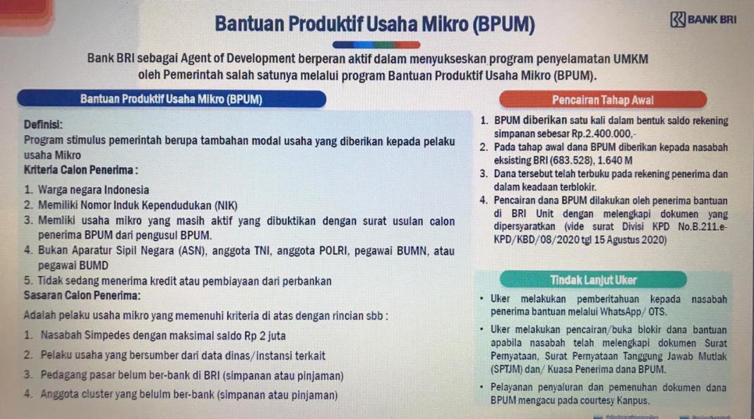 Penerima BLT UMKM Kecewa, Disyaratkan Saldo Rekening Minimal Rp 2 Jt