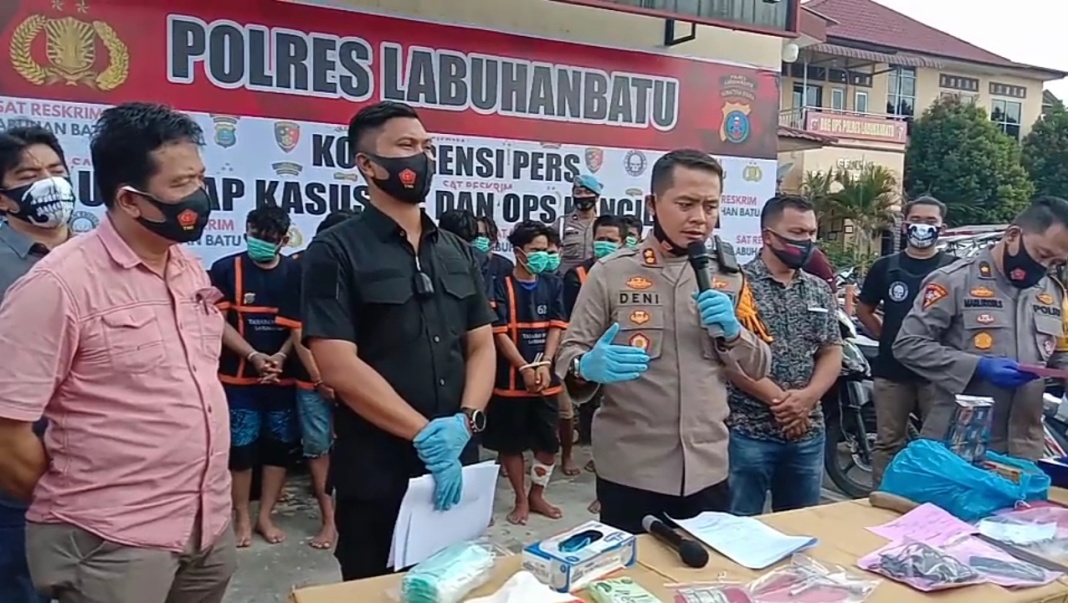 Polres Labuhanbatu, Lumpuhkan 4 Tersangka Premanisme