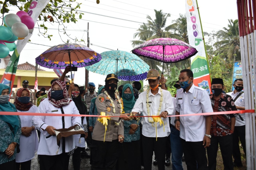 Polres Banjar, Bersama Pemko dan TP PKK Bersinergi Dukung Kampung Tangguh Lodaya