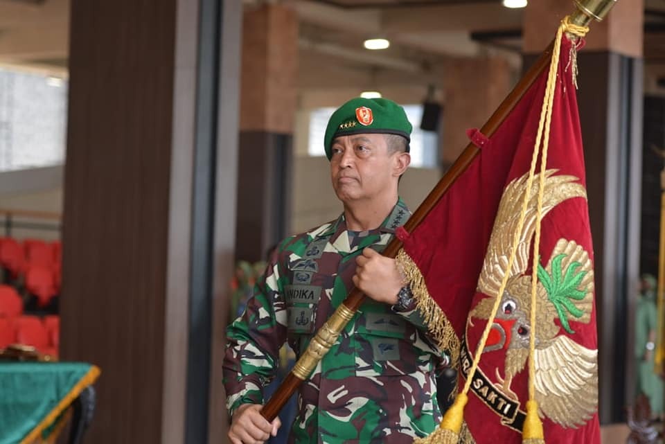 Kasad Andika Perkasa, Pimpin Sertijab 5 Jabatan Strategis TNI AD