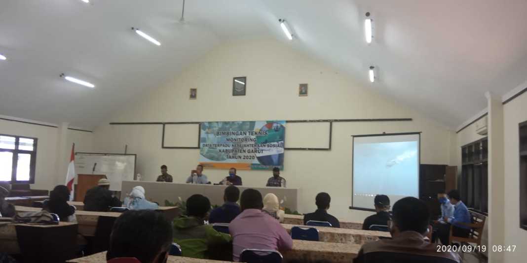 Pejuang Islam Nusantara Garut, Hadiri Bimtek Monitoring DTKS Kabupaten Garut 2020