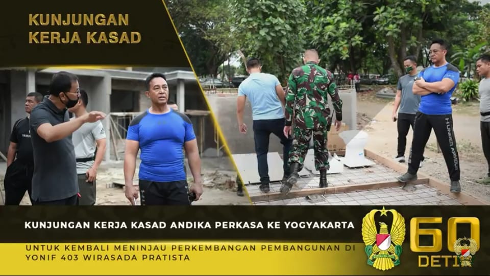 Kasad Andika Perkasa, Lakukan Kunjungan Kerja ke Yogyakarta