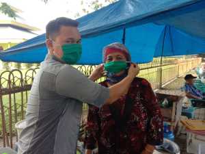 DPD KOMUNAL Langkat, Bagikan Masker Gratis kepada Mayarakat