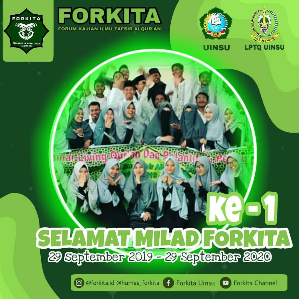 FORKITA, MILAD ke-1 Tetap Eksis Berdakwah di Tengah Pandemi