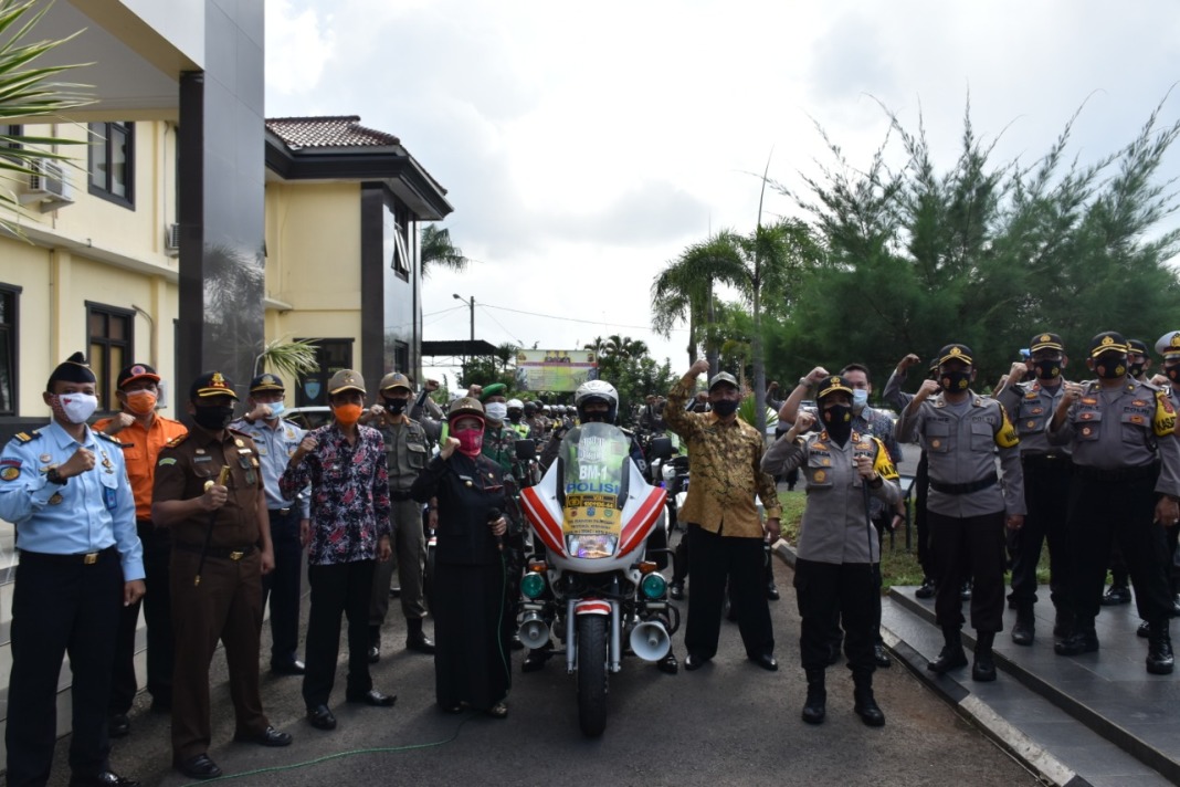 TP3KC Kota Banjar Tindak Langsung Pelanggar Protokol Kesehatan