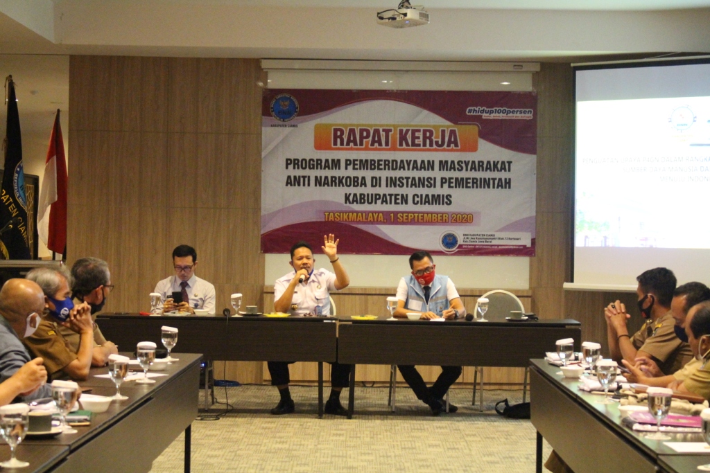 Raker BNN Ciamis, Program Pemberdayaan Masyarakat Anti Narkoba Di Lingkungan Instansi Pemerintah