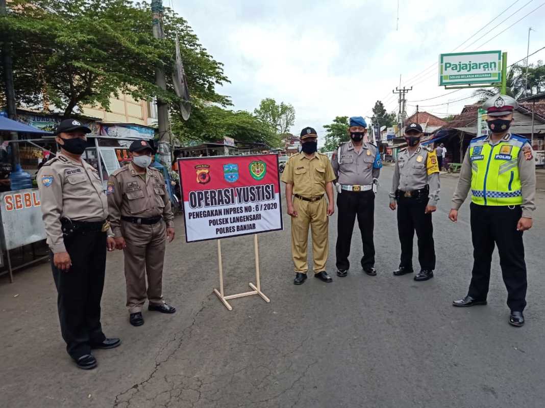 Tingkatkan Disiplin Masyarakat Patuhi Protokol Kesehatan, Polres Banjar Terus Lakukan Operasi Yustisi