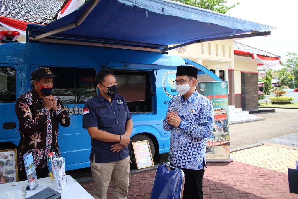 BNN Ciamis, Laksanakan Launching Layanan “Si Biru Mobile