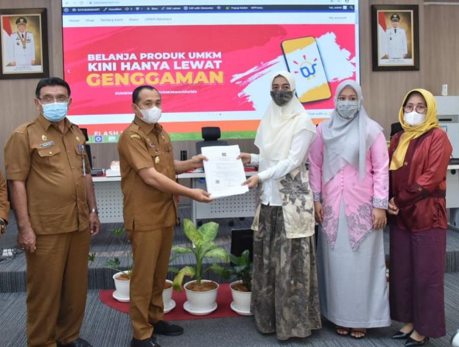 Bupati Batu Bara, Luncurkan Koperasi Konsumen TP-PKK dan WEB Batu Bara Mart