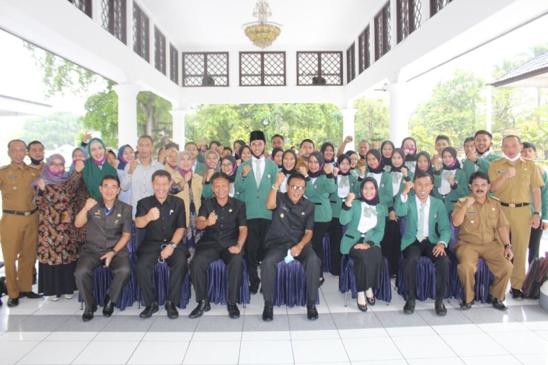 Bupati Ciamis, Hadiri Pelepasan Peserta Magang dari LPP Tridharma