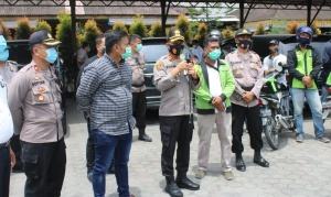 Cegah Aksi Buruh, Polisi Sekat Perbatasan Serdang Bedagai - Deli Serdang