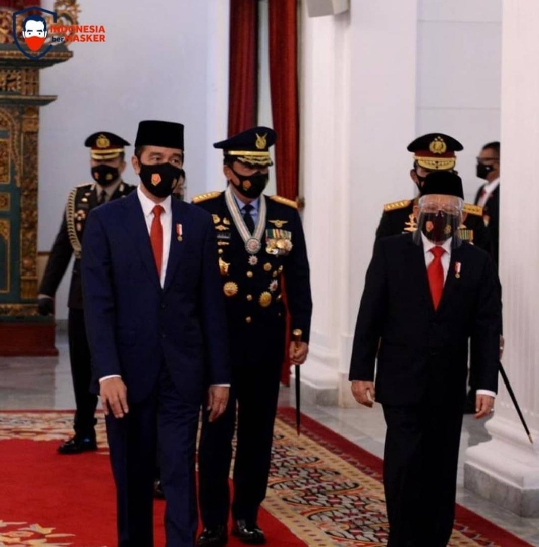 HUT TNI ke-75, Jokowi TNI Tidak Hanya Berperang, Tapi Bantu Masyarakat Hadapi Bencana Alam