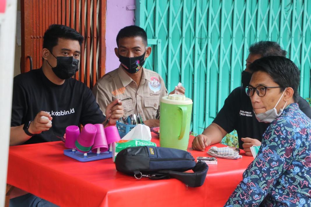 Bobby Nasution, Diskusi Langkah Pembenahan Pasar dengan Ketum Re-Born