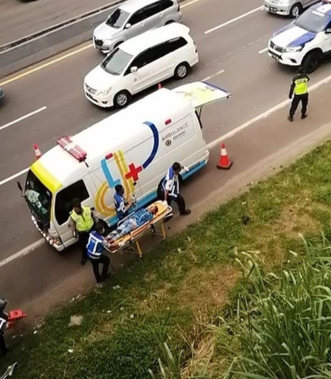 Diduga Depresi, Pria Lompat dari Jembatan Tol Jombang