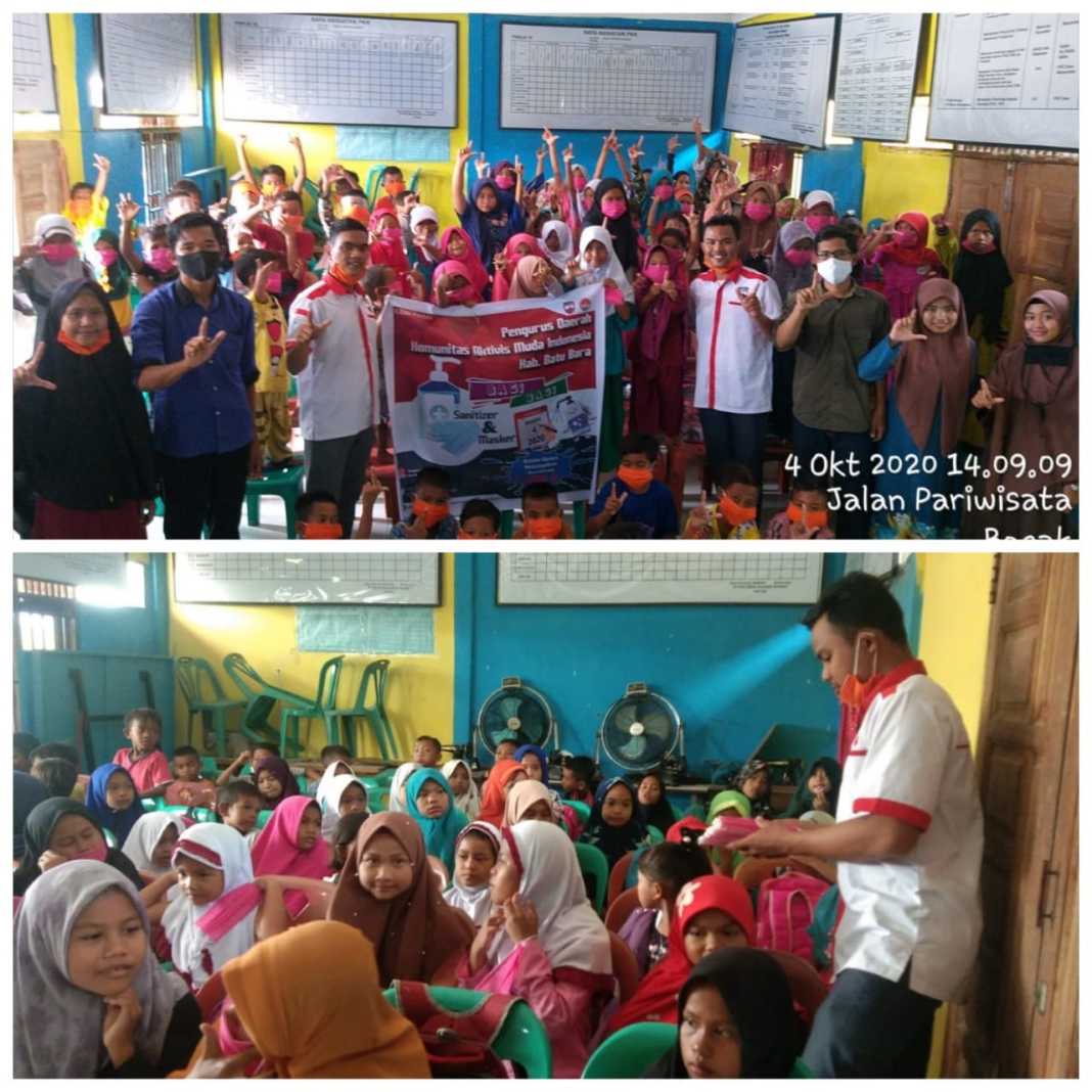 KAMI Batu Bara, Berbagi Masker dan Hand Sanitizer kepada Masyarakat