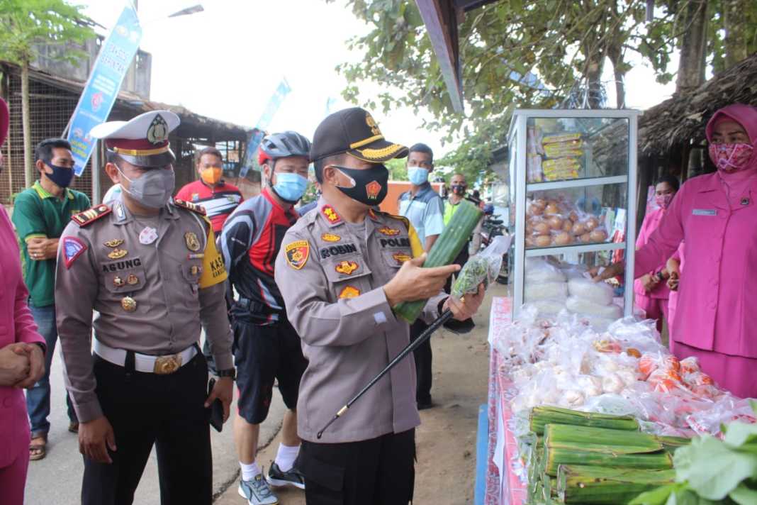Kapolres Sergai, Resmikan Kedai Murah di Masa Pandemi Covid-19