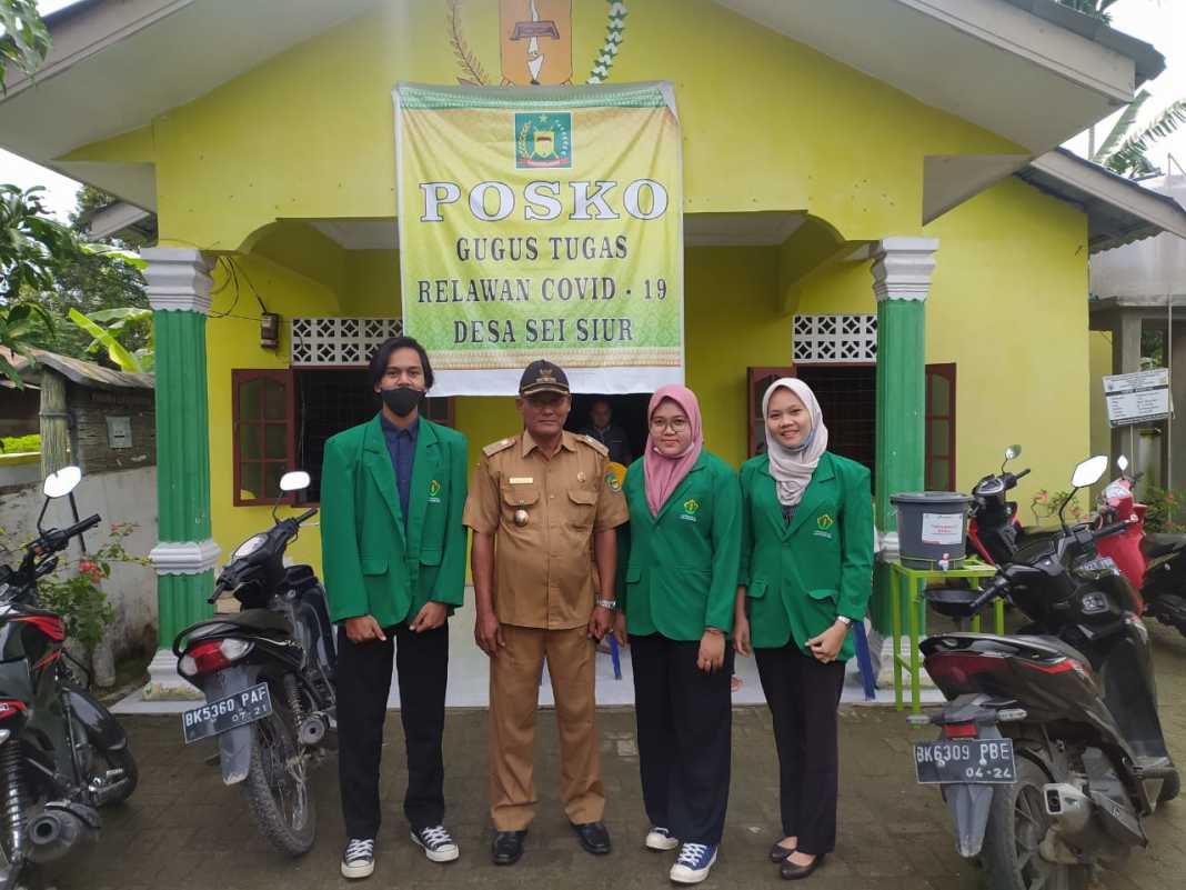 Mahasiswa KKN Unimal, Disambut Hangat Aparat dan Masyarakat Desa Sei Siur